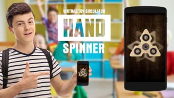 Hand spinner virtual toy