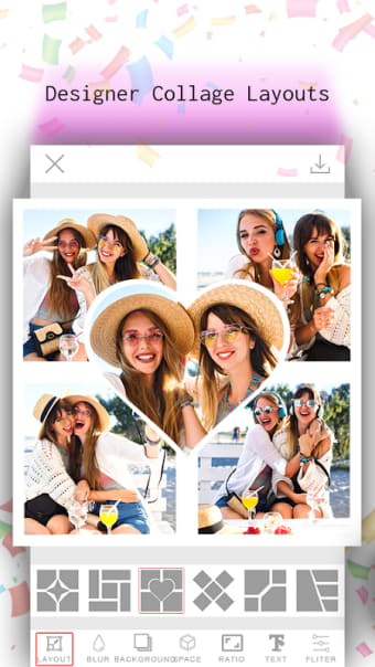 Photo Collage Maker with Scrapbook & Mirror