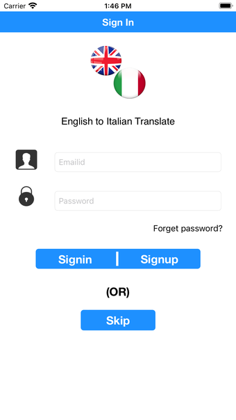 English to Italian Translate