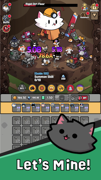 Cat Mine : Idle RPG