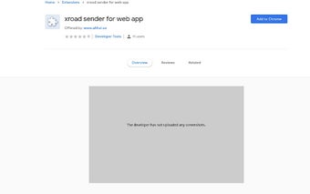 xroad sender for web app