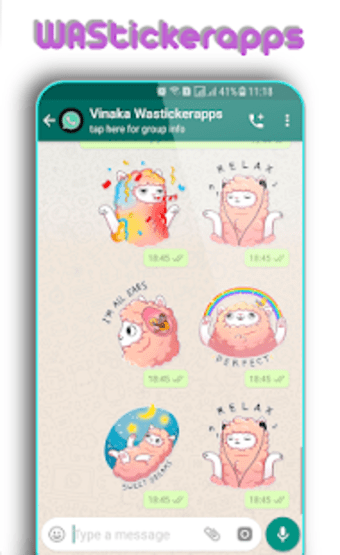 WAStickerApps: Cute Fluffy Sticker