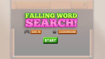 Falling Word Search