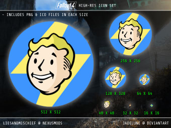 FALLOUT 4 HIGH-RES ICON SET (.png and .ico)
