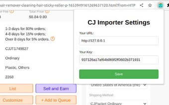 CJDropShipping OpenCart importer