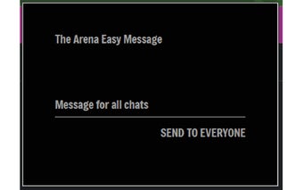 Arena Easy Message