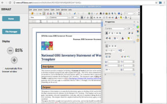 OpenOffice Writer online for Word documents