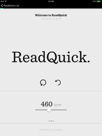 ReadQuick - Speed Reader for iOS