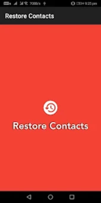 Restore Contacts