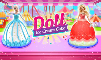 Doll Ice Cream Cake Baking