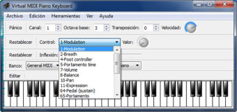 Virtual Midi Piano Keyboard
