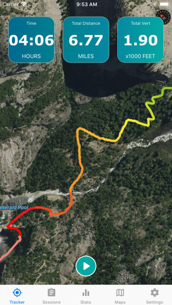 Topo Map  Hiking Tracker