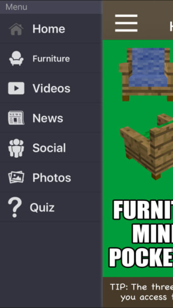 Furniture For Minecraft Pocket Edition