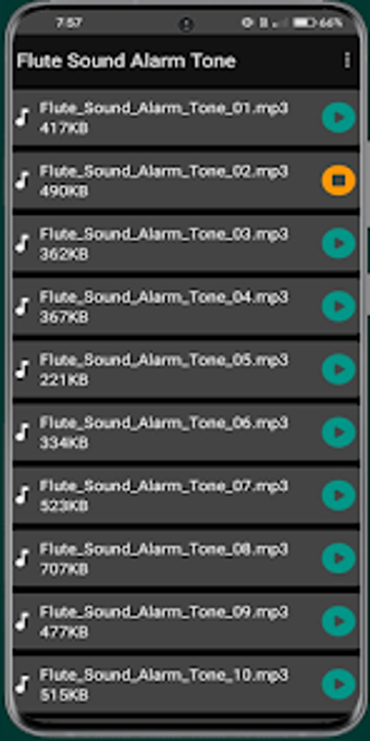 Set Alarm Flute Sound