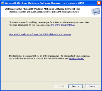 Microsoft Malicious Software Removal Tool download