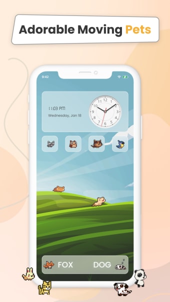 Pixel Pets- Homescreen Widget