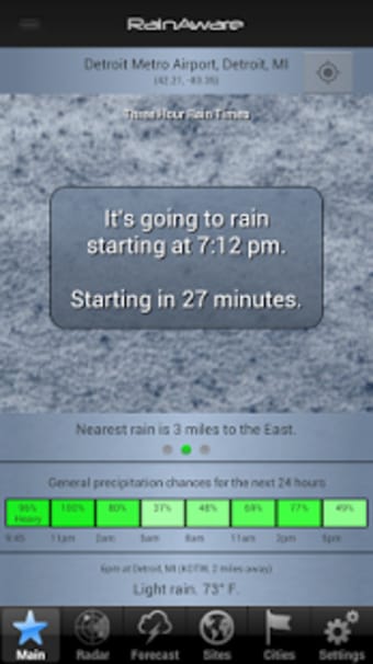 RainAware Weather Timer