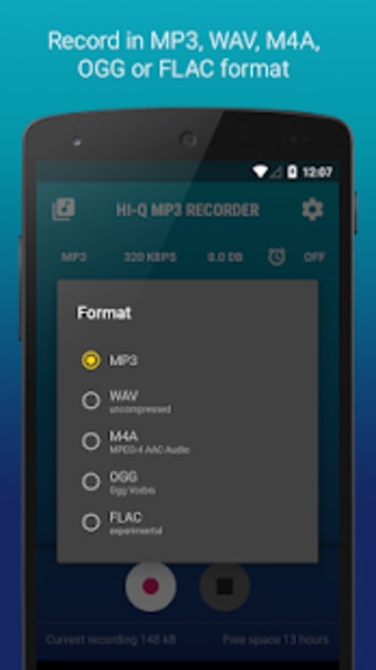 Hi-Q MP3 Voice Recorder Pro