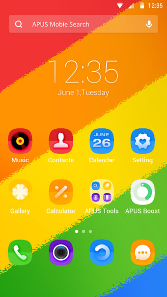 Colorful rainbow  theme