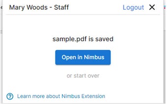 Nimbus Extension