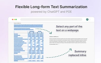 FoldSum | ChatGPT Text Summarization Tool