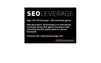 SEO Leverage