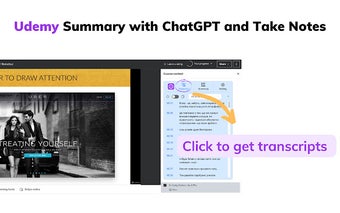 Udemy Summary with ChatGPT and Take Notes