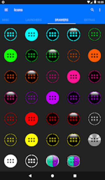 Teal and Purple Icon Pack Free