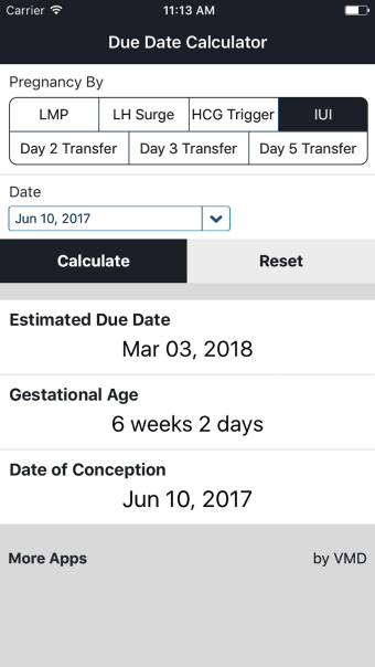 Due Date Calculator: Fertility