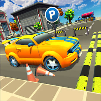 Crazy Toon Car Parking Game 3D