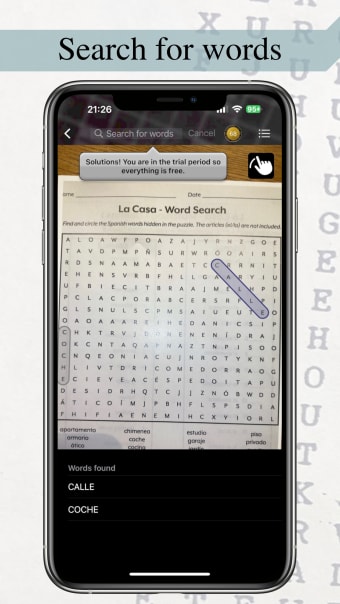 Word Search Scanner and Solver