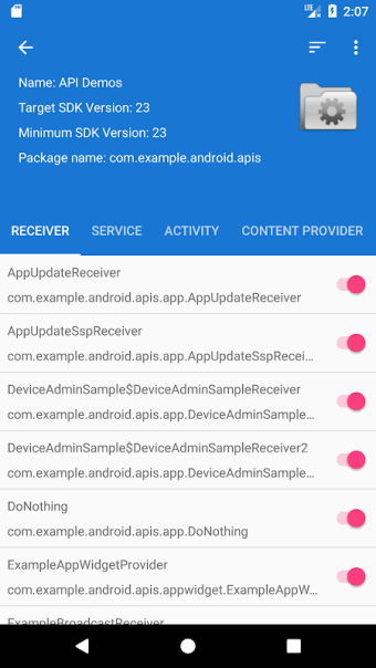 Blocker - App Component Contro