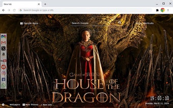 House of the Dragon Wallpapers New Tab Extension