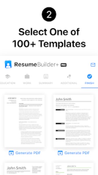 Resume Builder App Free - PDF Templates  CV Maker