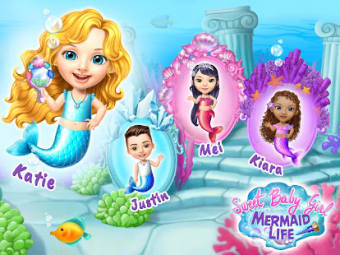 Sweet Baby Girl Mermaid Life  Magical Ocean World
