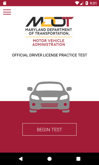 MD Practice Driving Test