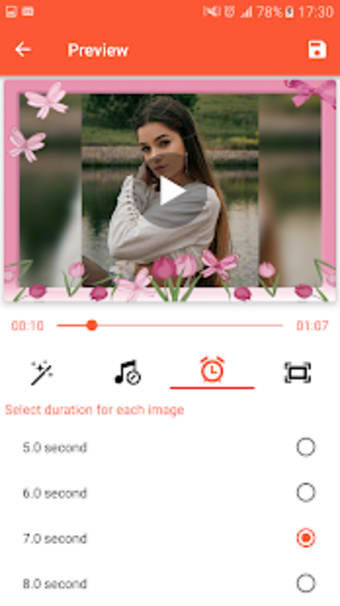 Video Maker from Photos Music  video editor