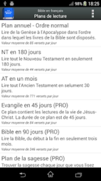 Bible en français Louis Segond