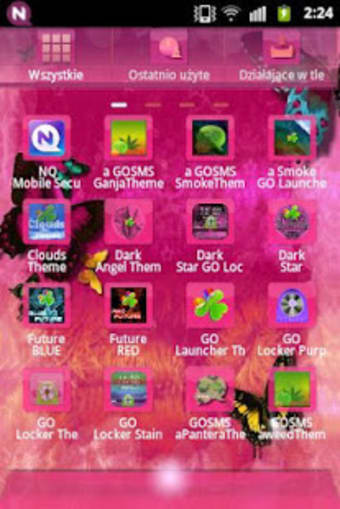Theme Cute Pink GO Launcher EX