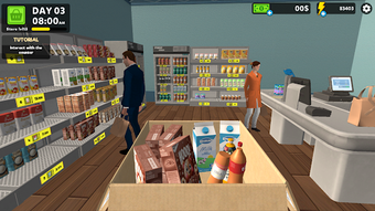 Supermarket Simulator Game 3D