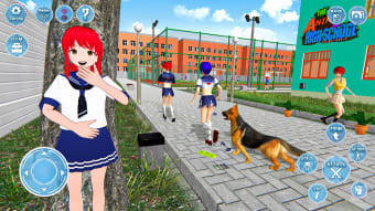 Anime High School Girl 3D Sim