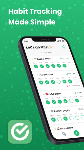 Habit Tracker Simple Goal App