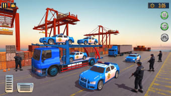 Transport Police Car Games