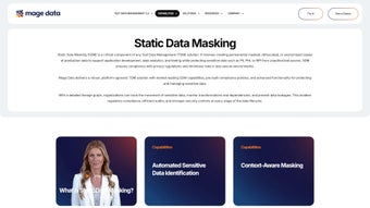 Image 0 for Mage Static Data Masking