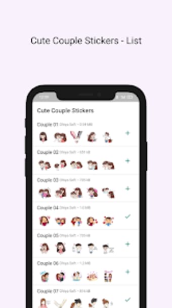 456 Cute Couple Stickers