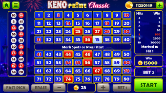 Keno Prime - Super Bonus Play