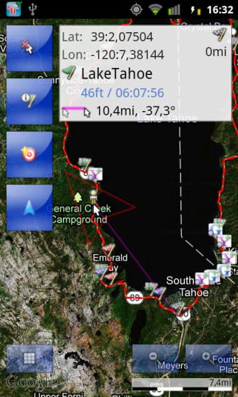 Tracky GPS navigation +compass
