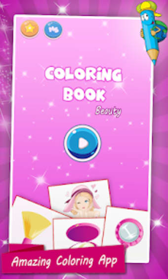 Beauty Coloring Pages Game