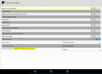 A Prompter for Android