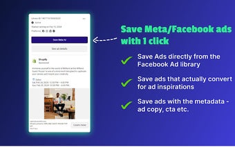 Adsniac - Save Facebook & Tiktok ads in just 1 click